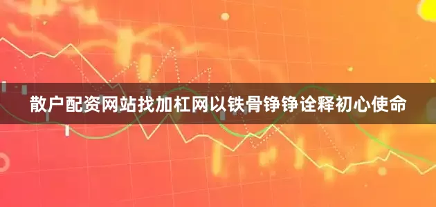 散户配资网站找加杠网以铁骨铮铮诠释初心使命